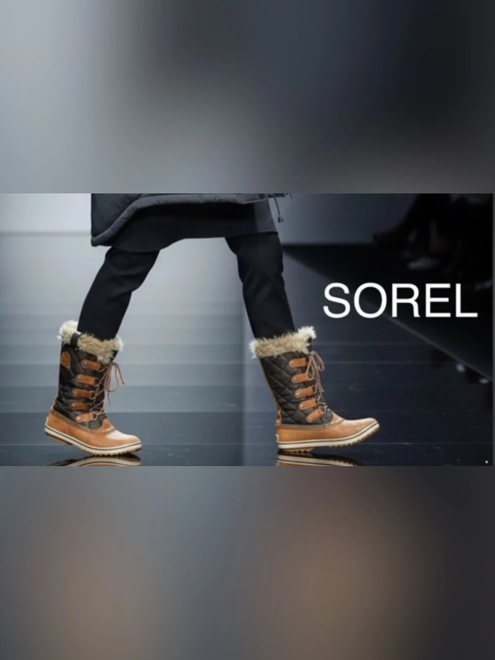 Authentic Sorel Joan of Arc waterproof leather winter snow boots Sz 9